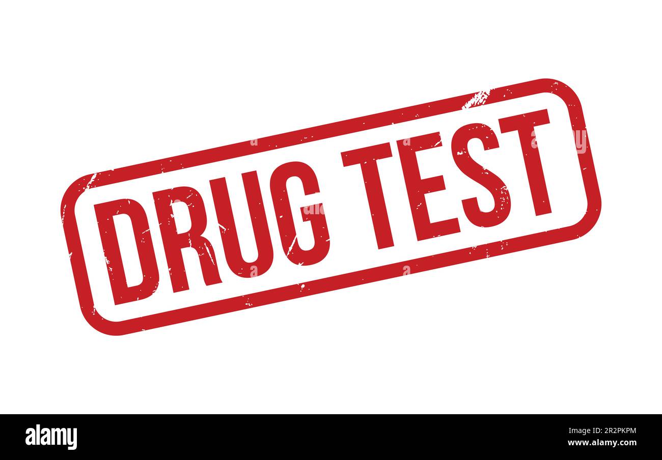 Drug Test Rubber Stamp Seal Vector Stock Vector Image & Art Alamy