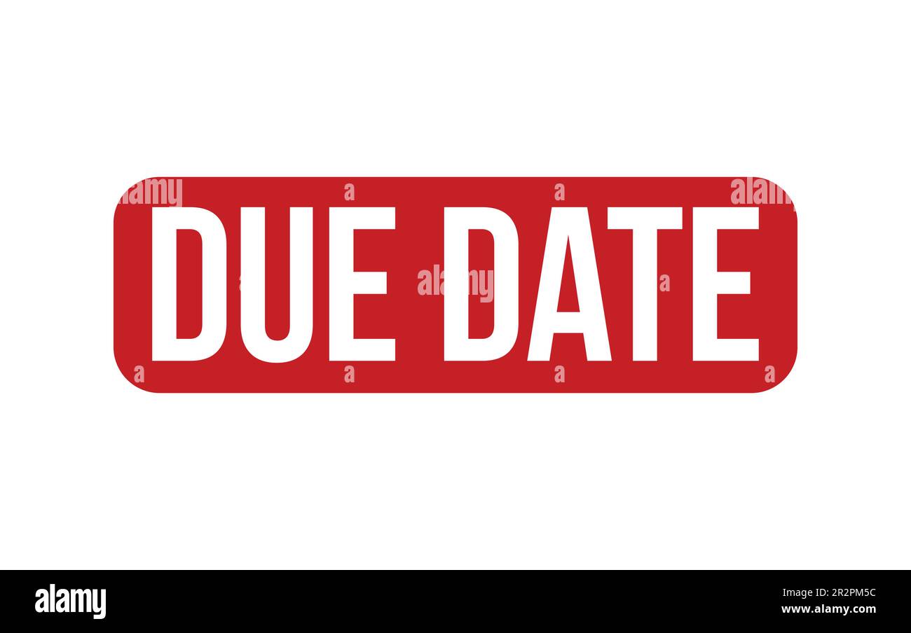 Due date stamp hires stock photography and images Alamy