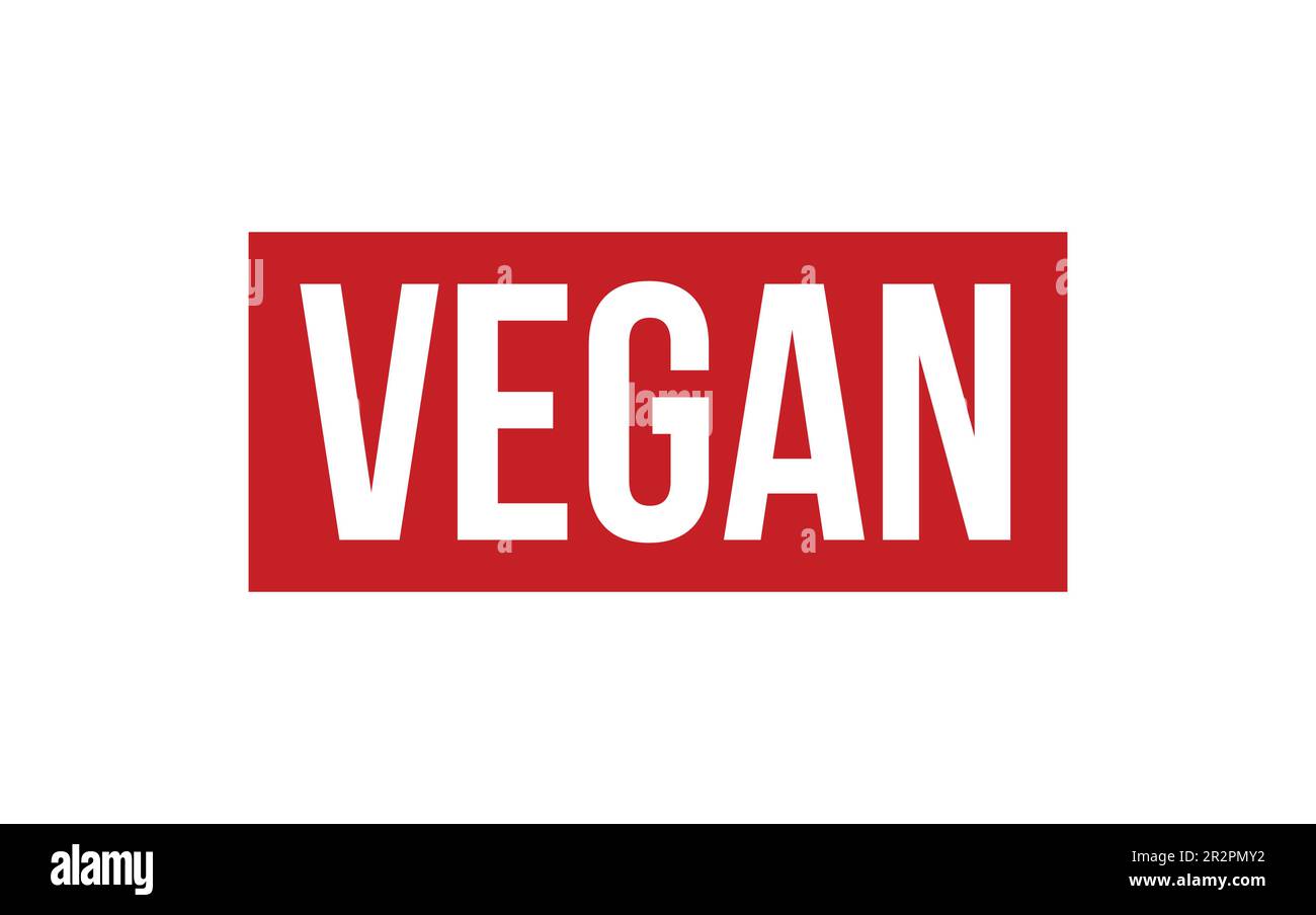 Vegan Rubber Stamp Seal Vector Stock Vector Image & Art - Alamy