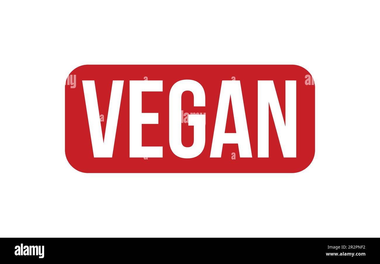 Vegan Rubber Stamp Seal Vector Stock Vector Image & Art - Alamy