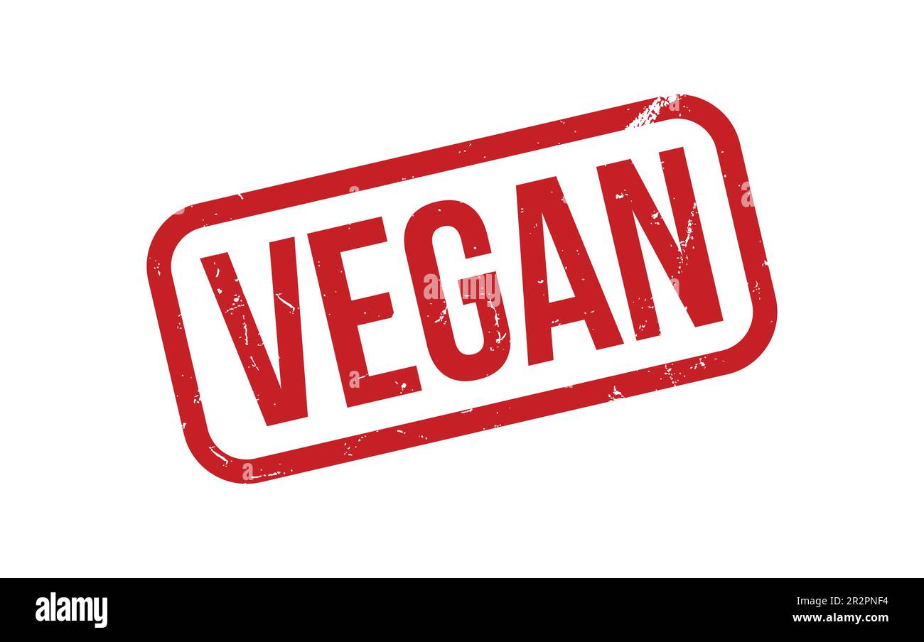 Vegan Rubber Stamp Seal Vector Stock Vector Image & Art - Alamy