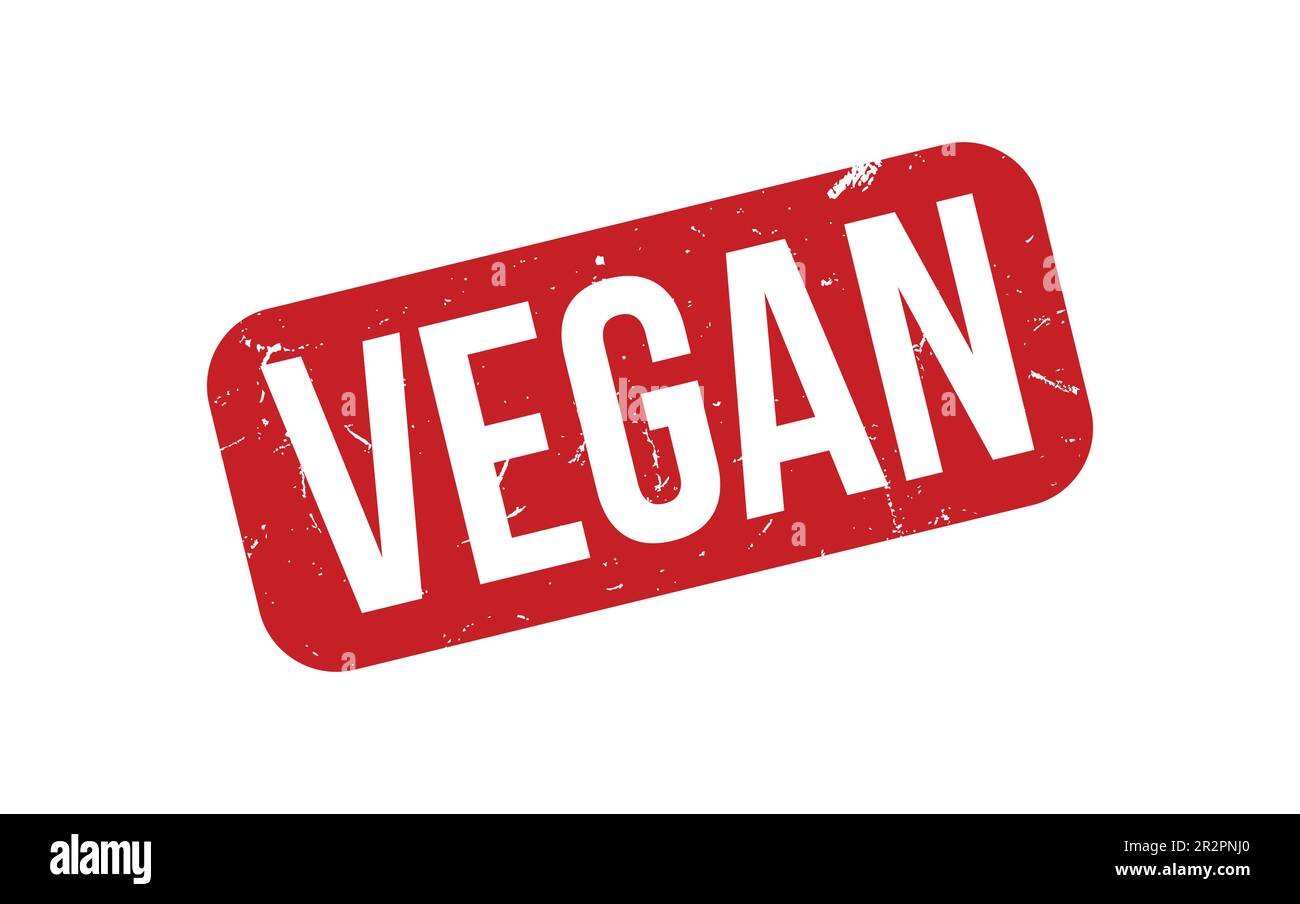 Vegan Rubber Stamp Seal Vector Stock Vector Image & Art - Alamy