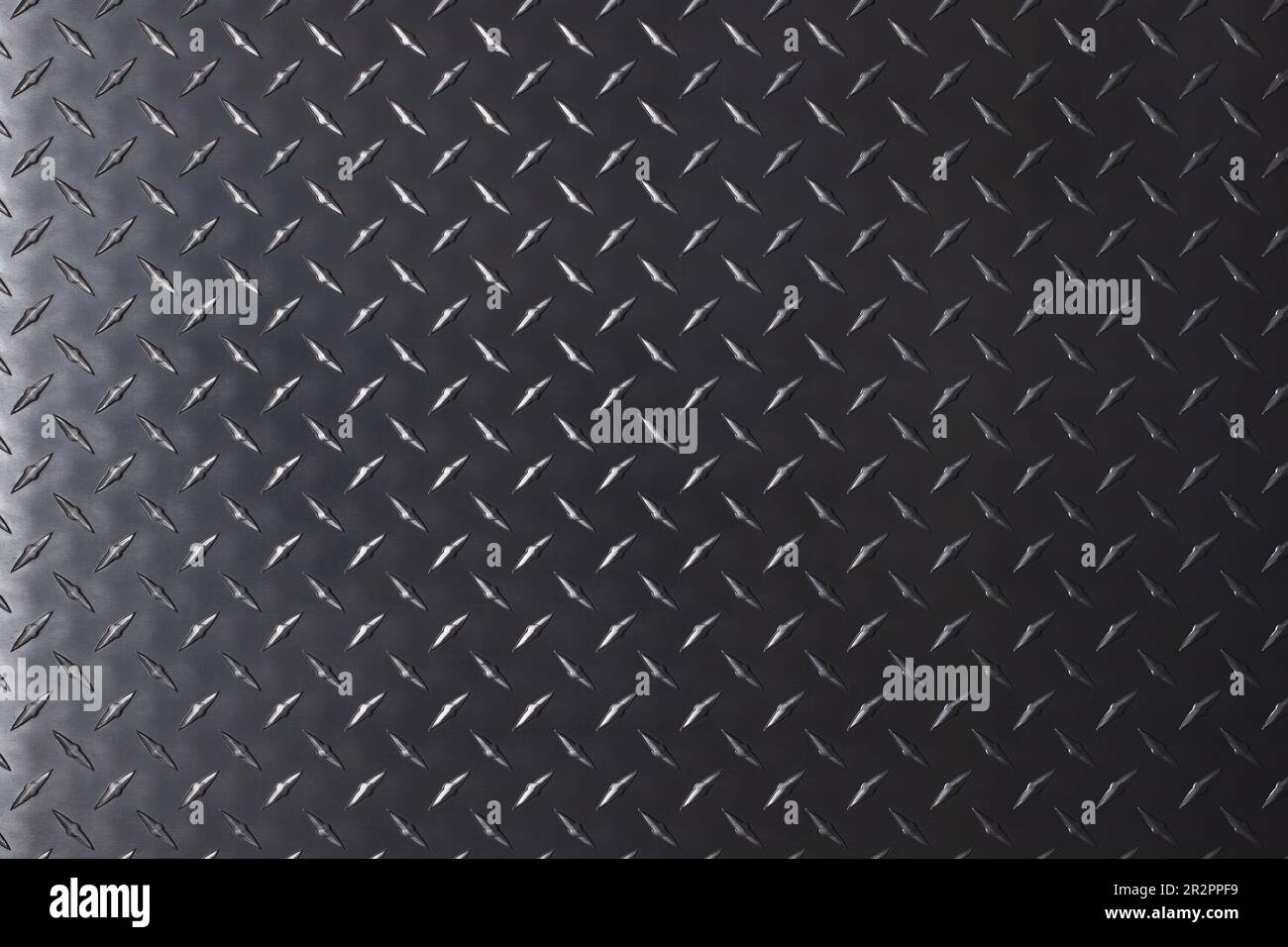 dark metal background, steel texture with diamond print. Stock Photo