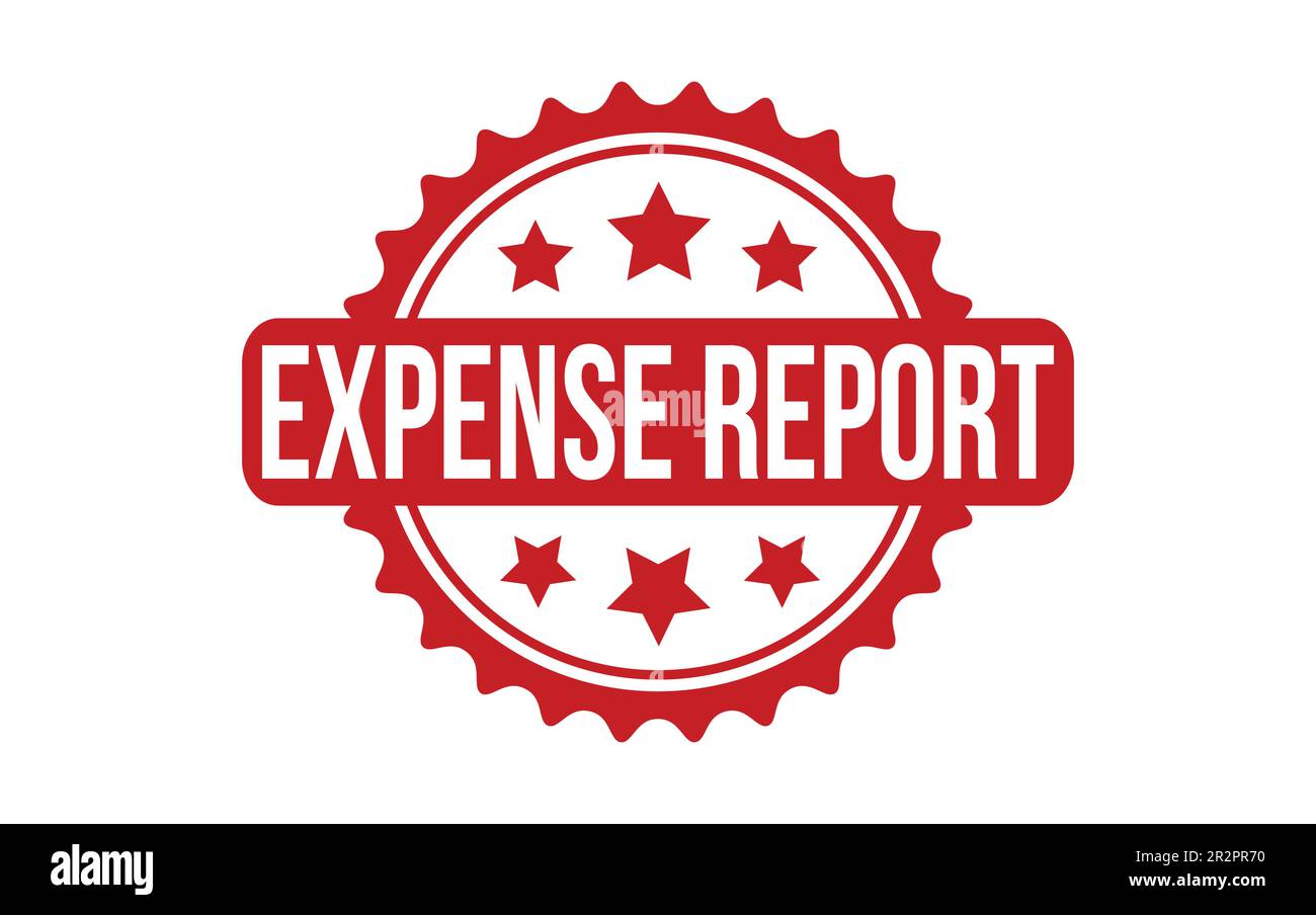 Expense Report Rubber Stamp Seal Vector Stock Vector Image & Art Alamy