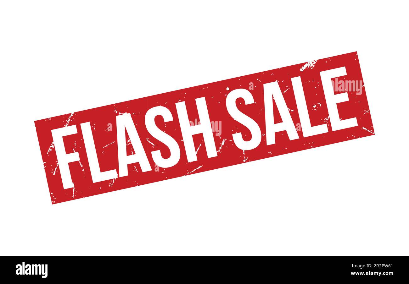Flash Sale Rubber Stamp Seal Vector Stock Vector