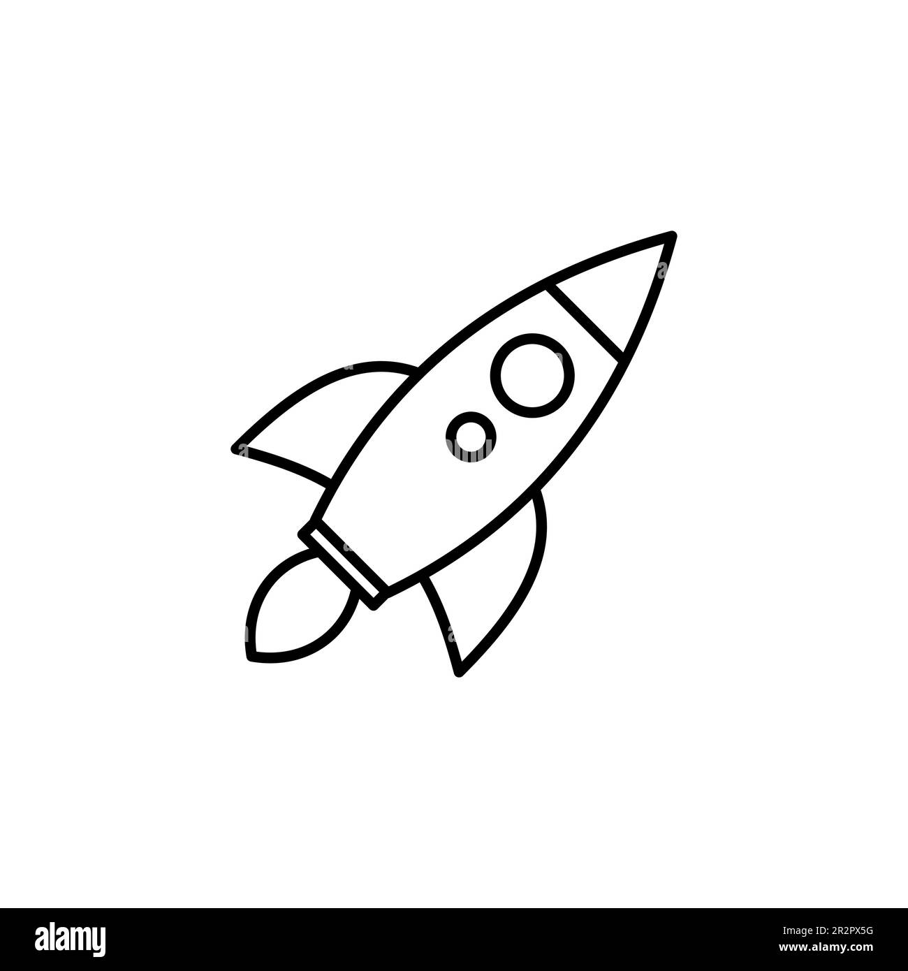 Rocket icon vector. Startup icon vector Stock Vector Image & Art - Alamy