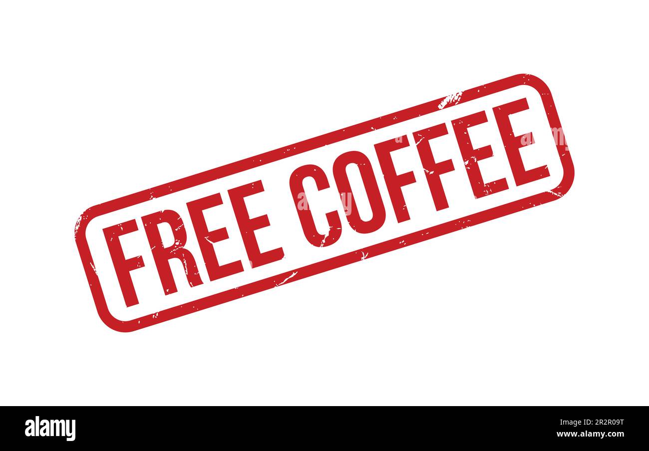 Free Coffee Rubber Stamp Seal Vector Stock Vector Image & Art Alamy