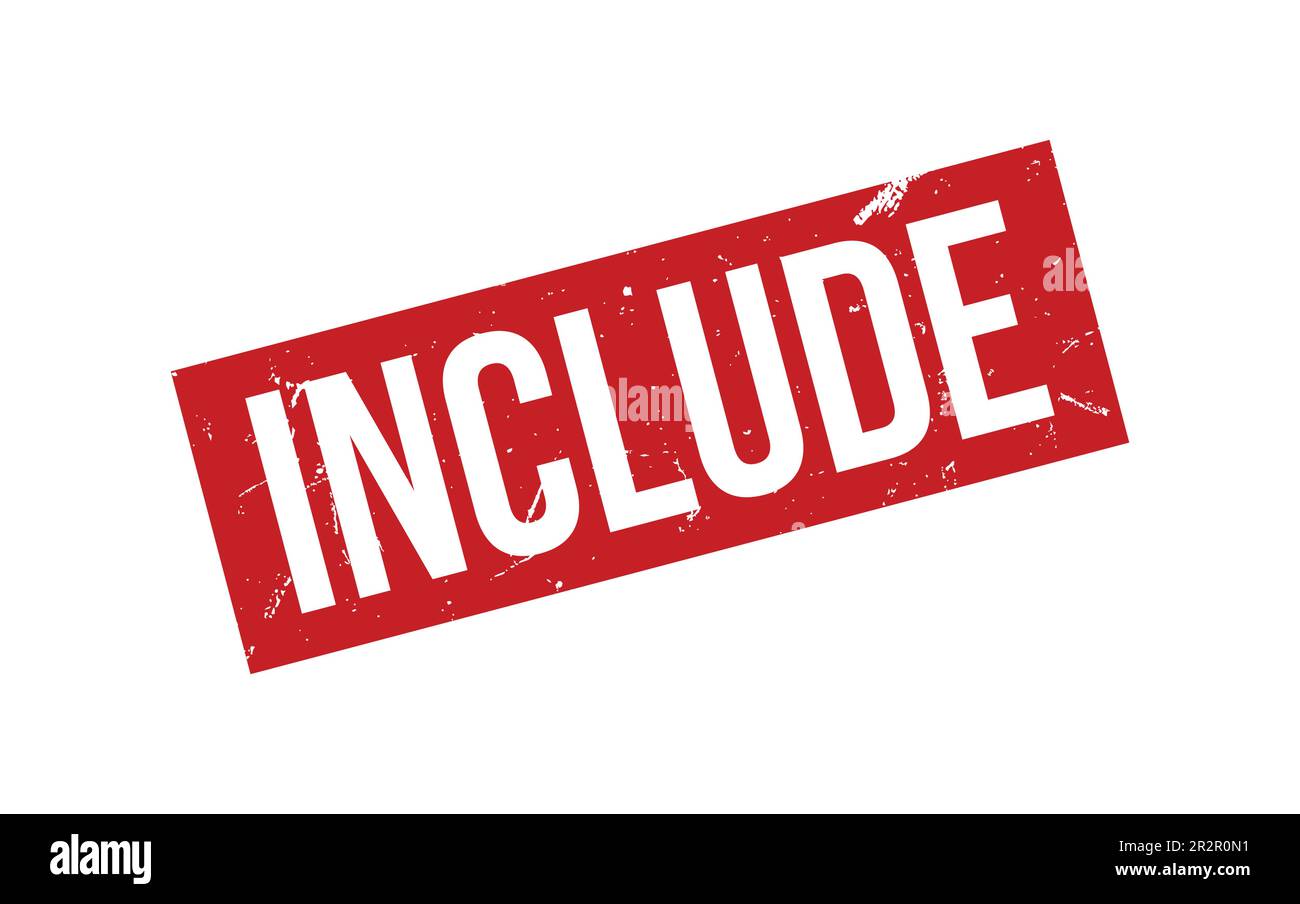 Visual For Include Include rubber stamp hi-res stock photography and images - Alamy