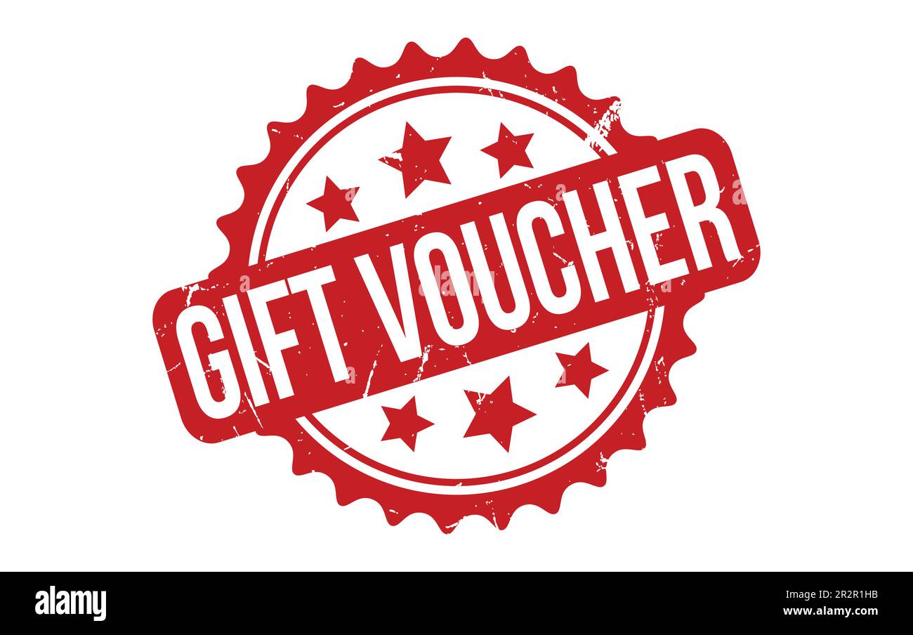 Gift Voucher Rubber Stamp Seal Vector Stock Vector Image & Art Alamy