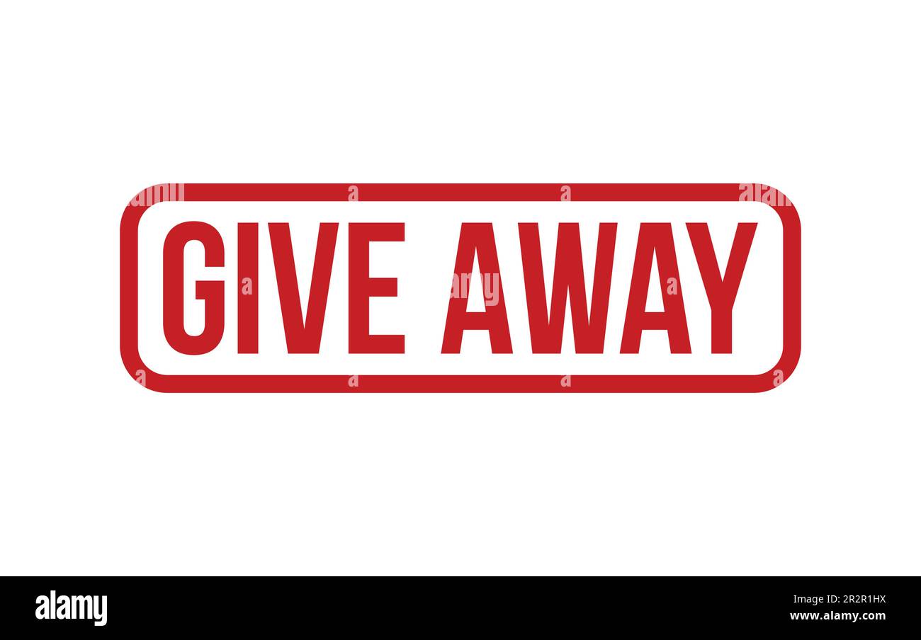 Give Away Rubber Stamp Seal Vector Stock Vector Image & Art Alamy