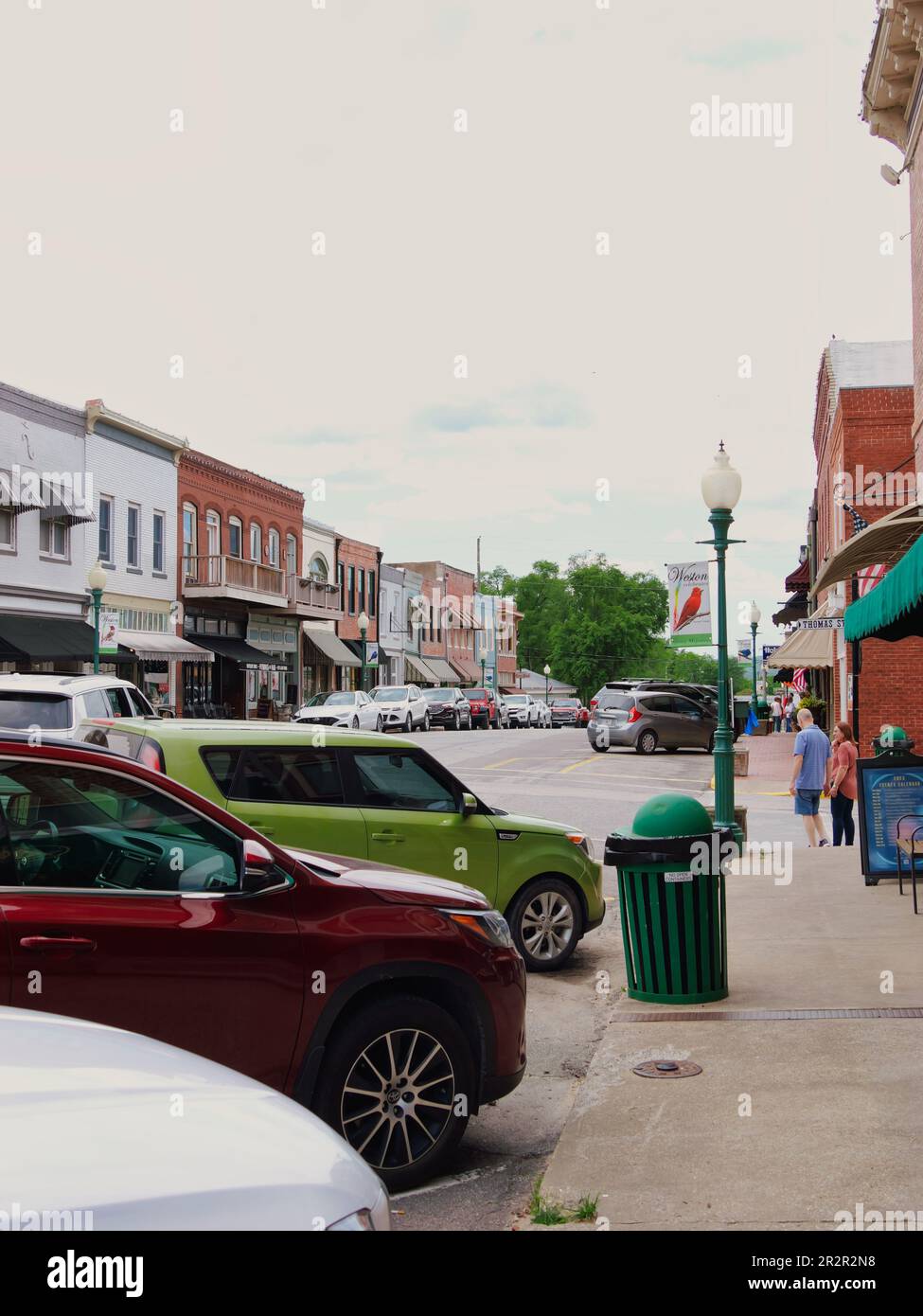 Weston, Missouri May 18, 2023 Downtown Main Street in Weston, MO