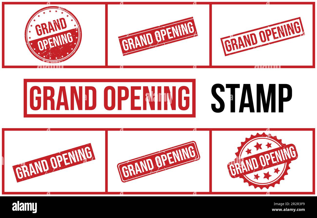 Grand opening set Cut Out Stock Images Pictures Alamy