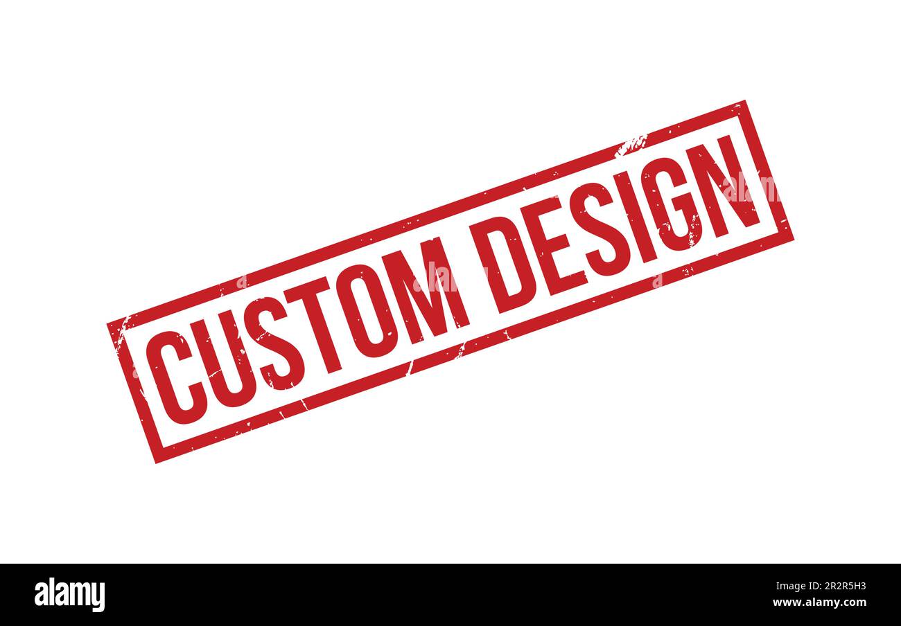 Custom Design Rubber Stamp Seal Vector Stock Vector Image & Art - Alamy