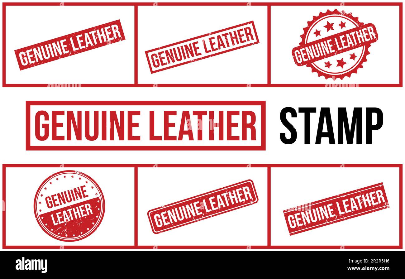 Genuine Leather Stamp