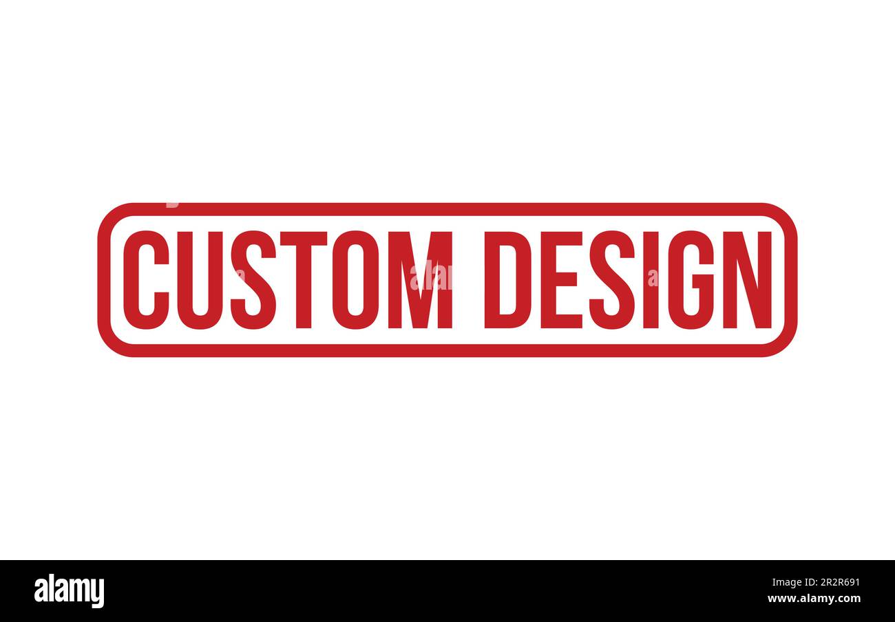 Custom Design Rubber Stamp Seal Vector Stock Vector Image & Art Alamy