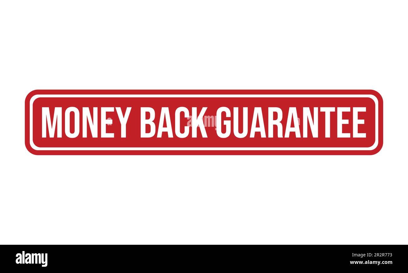 MONEY BACK GUARANTEE Rubber Stamp Seal Vector Stock Vector Image & Art ...