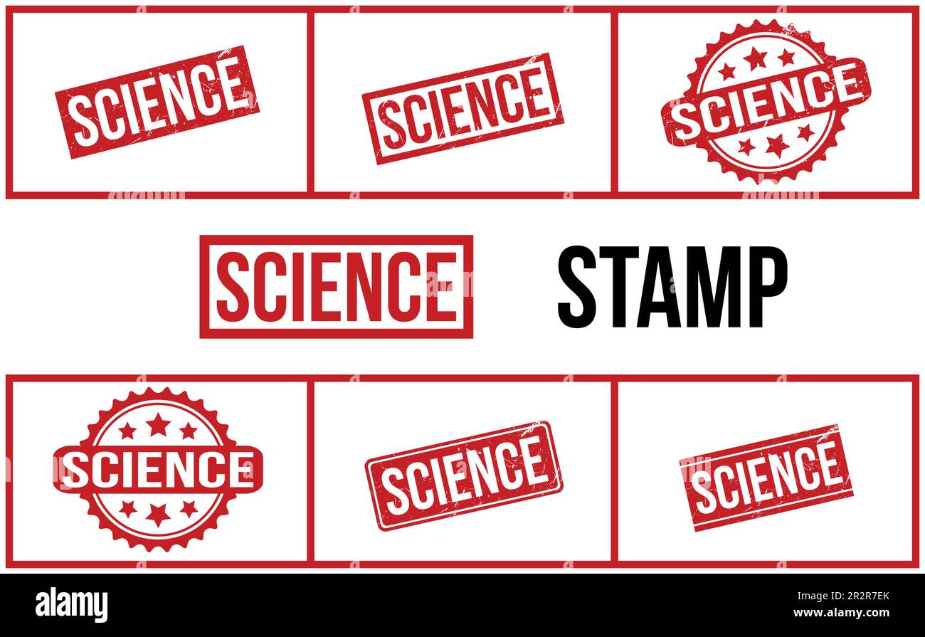 Science Rubber Stamp Set Vector Stock Vector Image & Art - Alamy