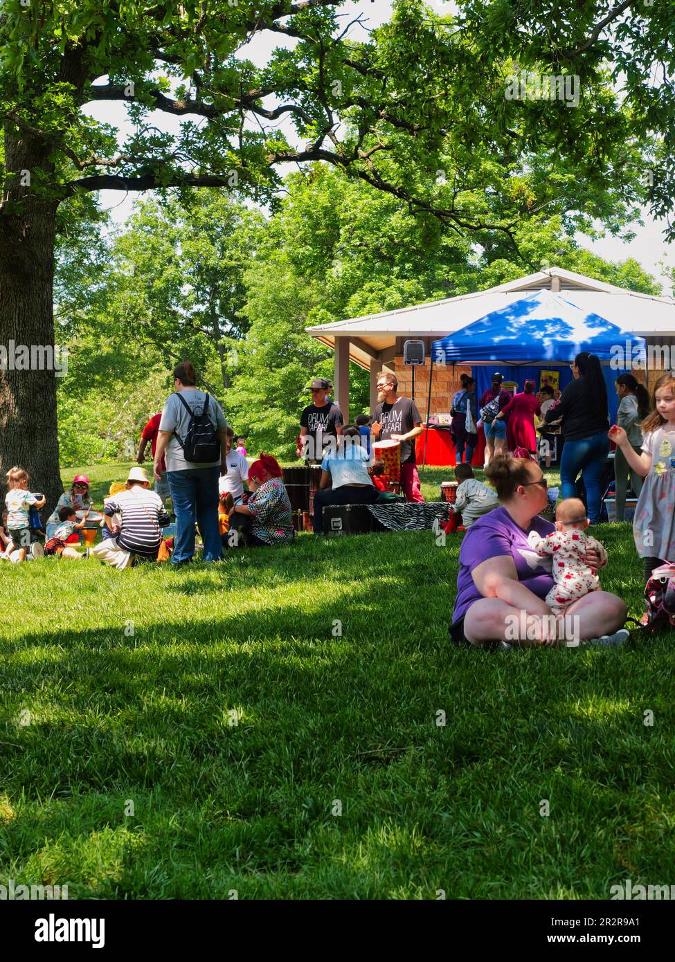 Merriam, Kansas May 20, 2023 Turkey Creek Festival at Antioch Park