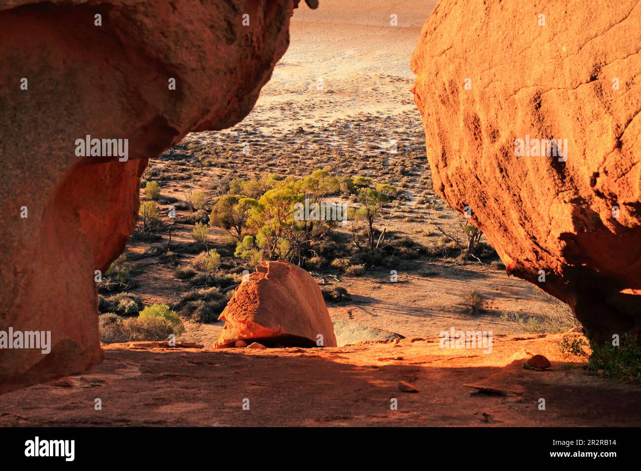 Granite stone formations, Baladjie Nature Reserve, Boodarockin, Western ...