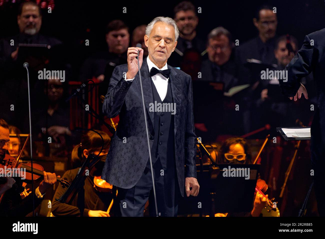 Andrea Bocelli performs on Saturday, May 20, 2023, at the Allstate
