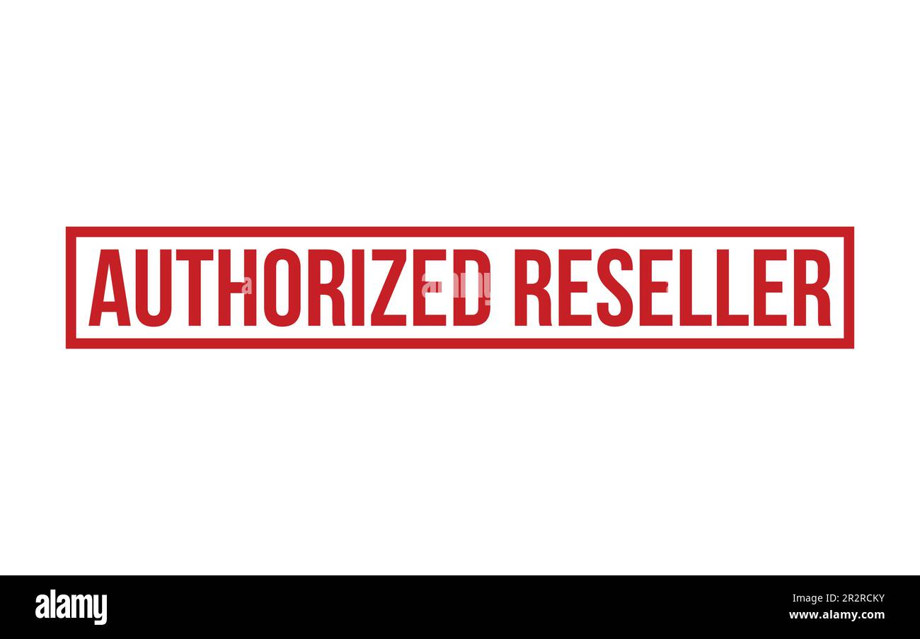 Authorized reseller Rubber Stamp Seal Vector Stock Vector Image & Art