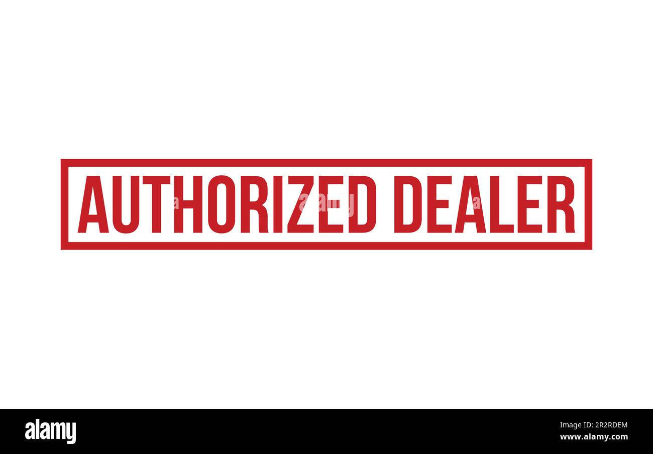 Authorized dealer Rubber Stamp Seal Vector Stock Vector Image & Art Alamy