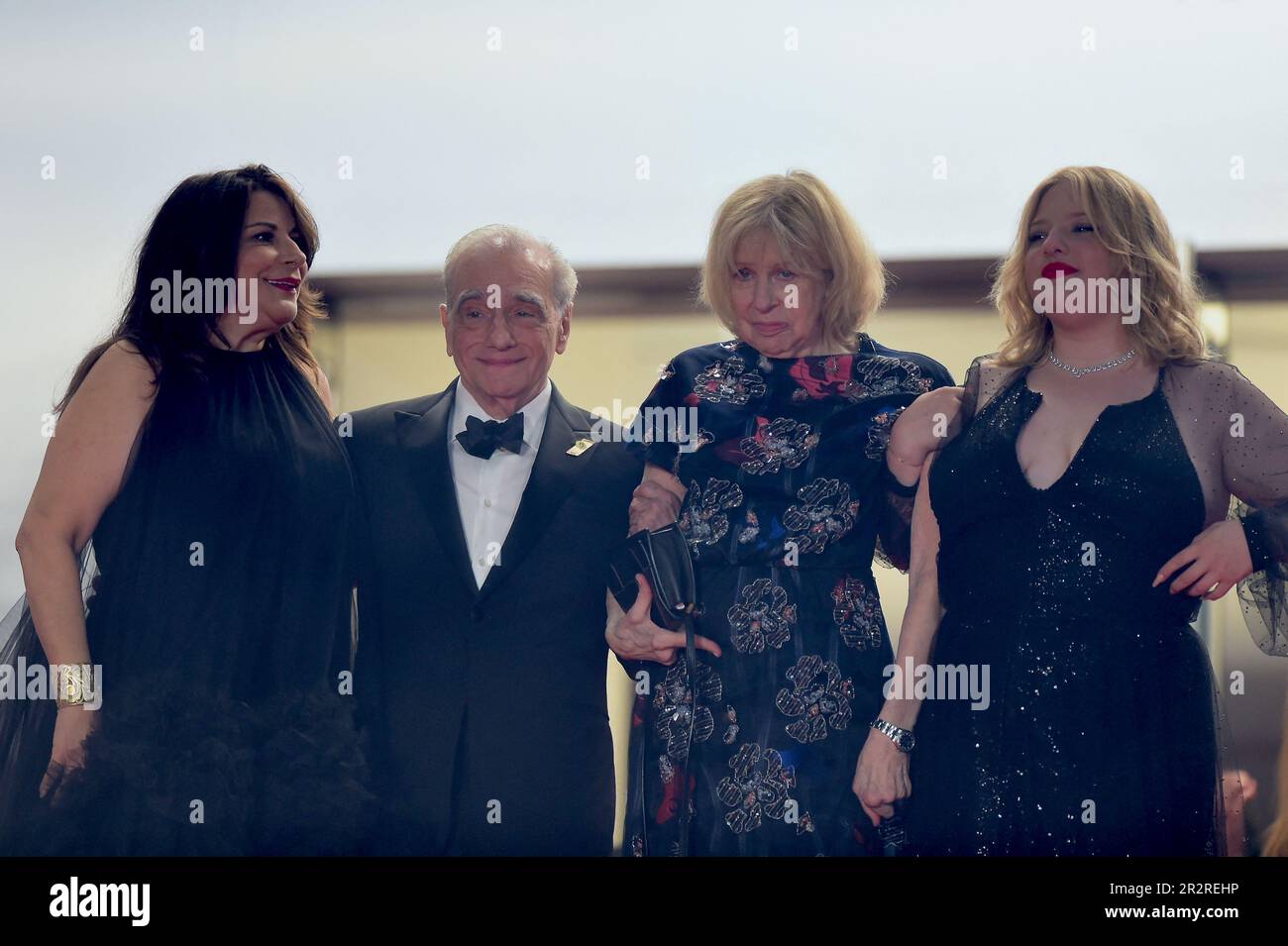 Cannes, France. 20th May, 2023. Martin Scorsese, Helen Morris and daughter Francesa Scorsese attend the Killers Of The Flower Moon red carpet during the 76th annual Cannes film festival at Palais des Festivals on May 20, 2023 in Cannes, France. Photo by Franck Castel/ABACAPRESS.COM Credit: Abaca Press/Alamy Live News Stock Photo