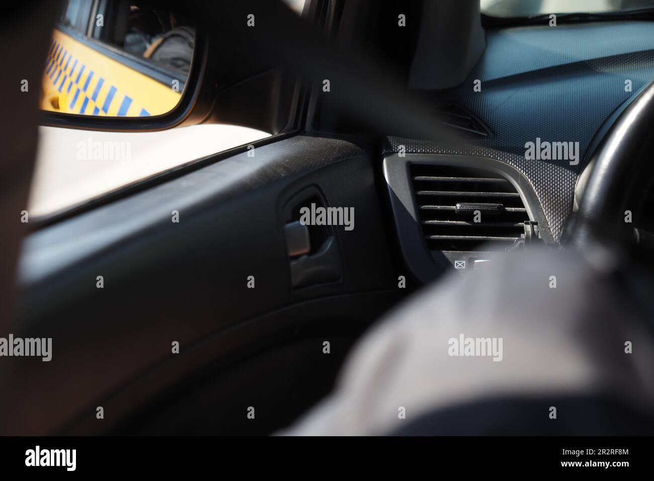 car air conditioner grid pane, Stock Photo