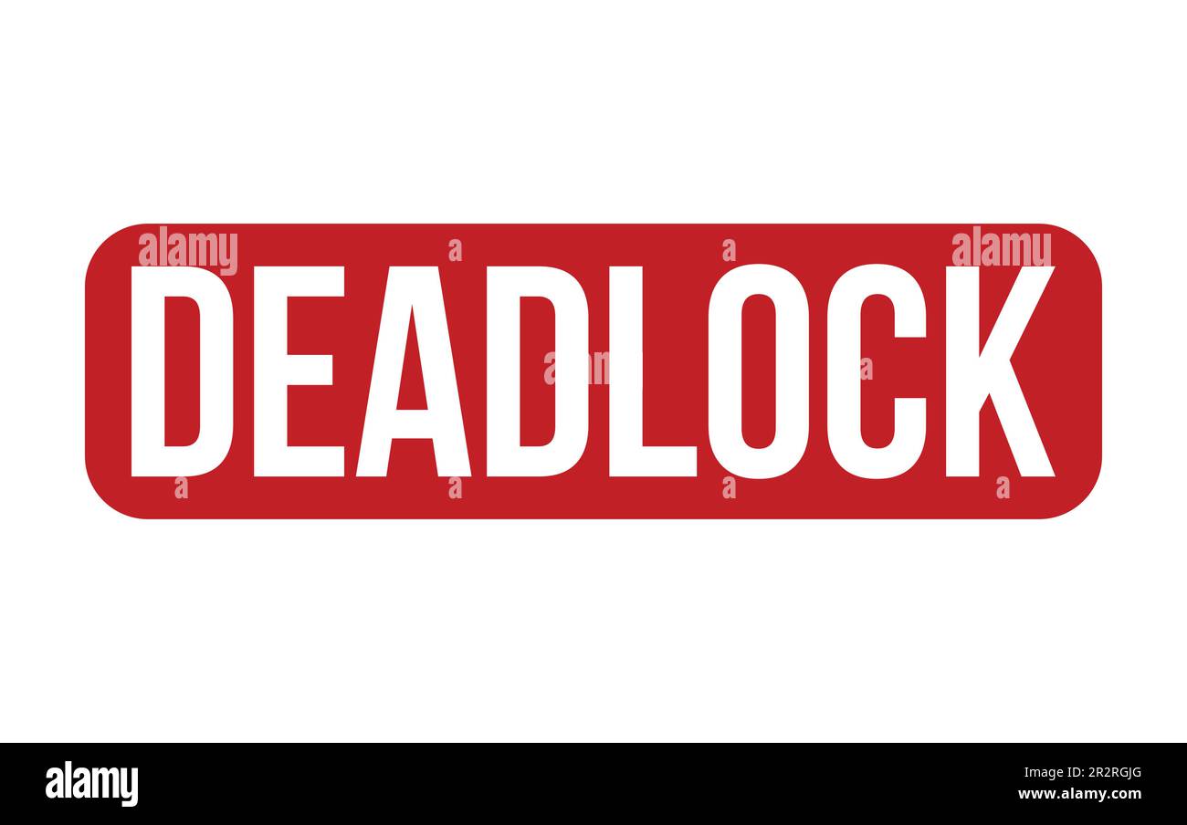 Deadlock Rubber Stamp Seal Vector Stock Vector Image & Art Alamy