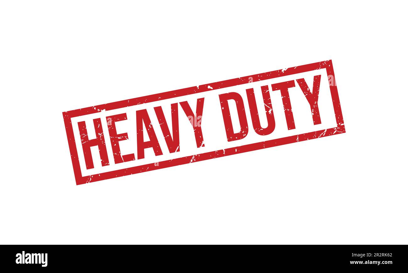 Heavy duty rubber stamp Royalty Free Vector Image