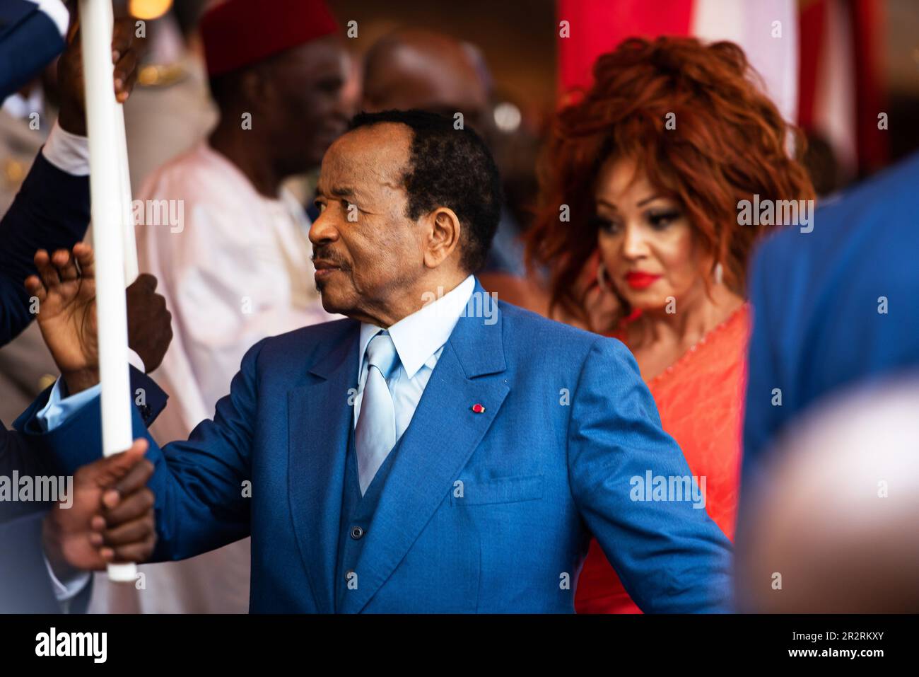 Yaounde, Cameroon. 20th May, 2023. Cameroonian President Paul Biya