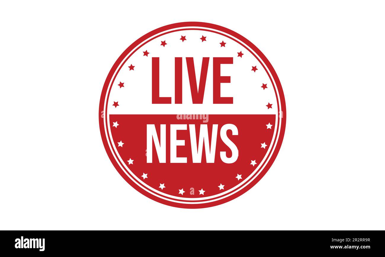 Live News Rubber Stamp Seal Vector Stock Vector Image & Art - Alamy
