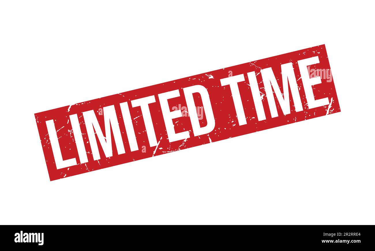 Limited Time Rubber Stamp Seal Vector Stock Vector Image & Art Alamy