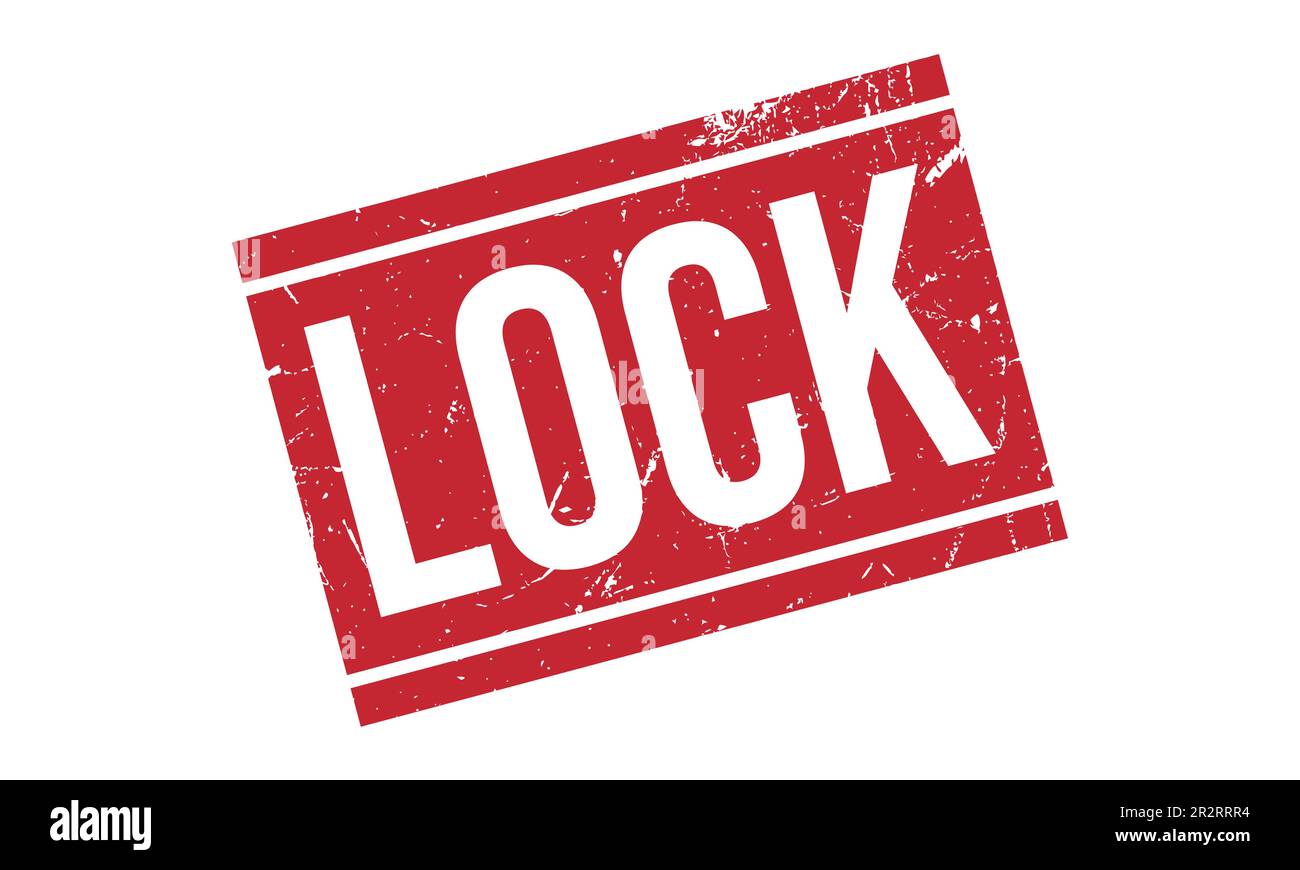 LOCK Rubber Stamp Seal Vector Stock Vector Image & Art - Alamy