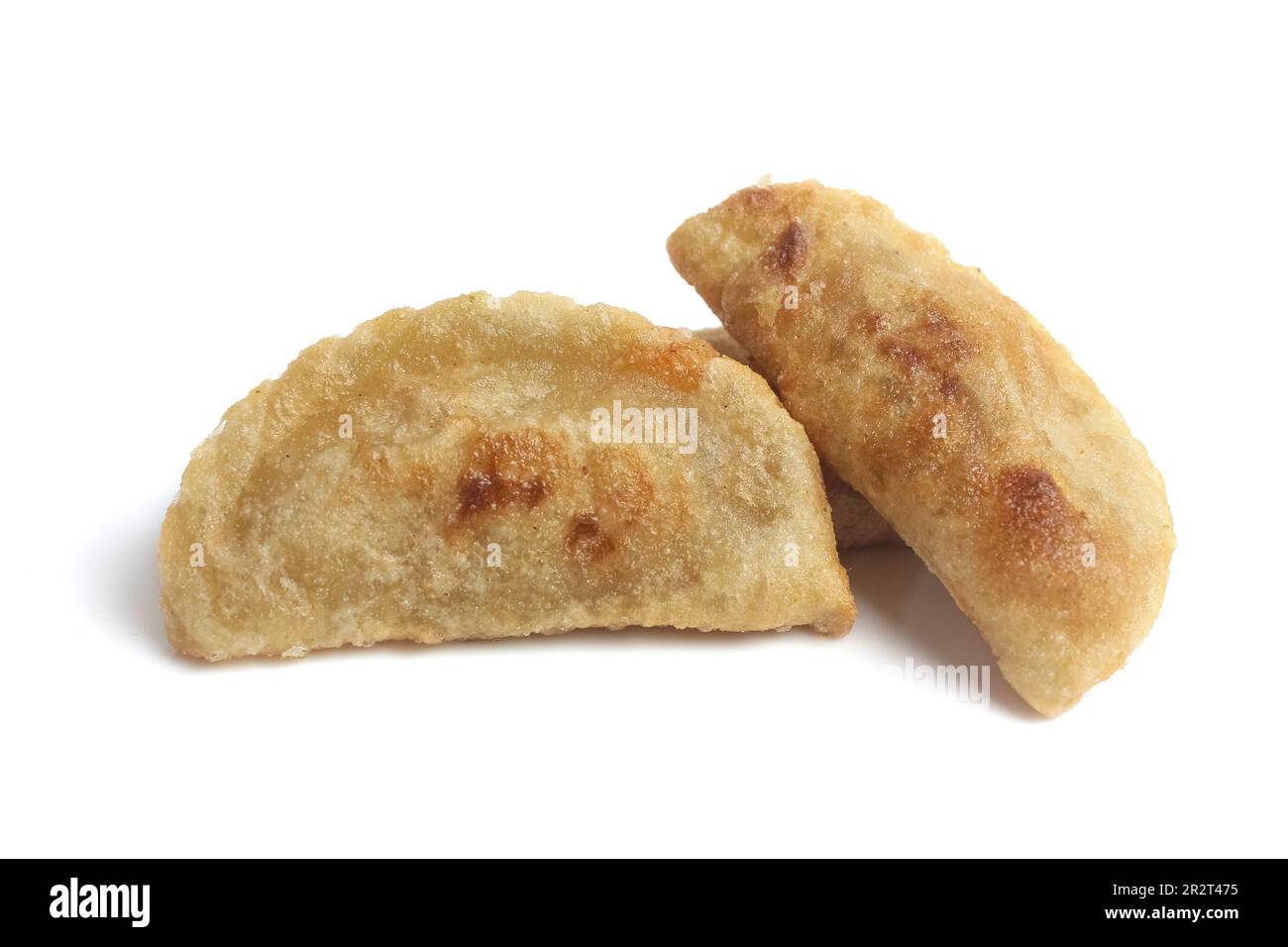 cireng filled with spicy chicken isolated on white background Stock Photo