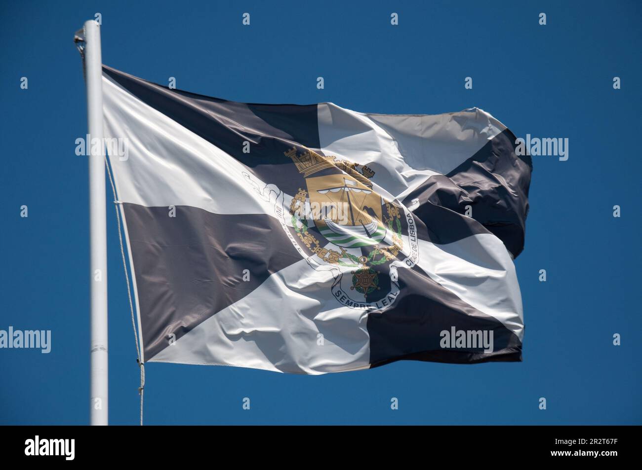 Lisbon flag, Lisbon, Portugal Stock Photo