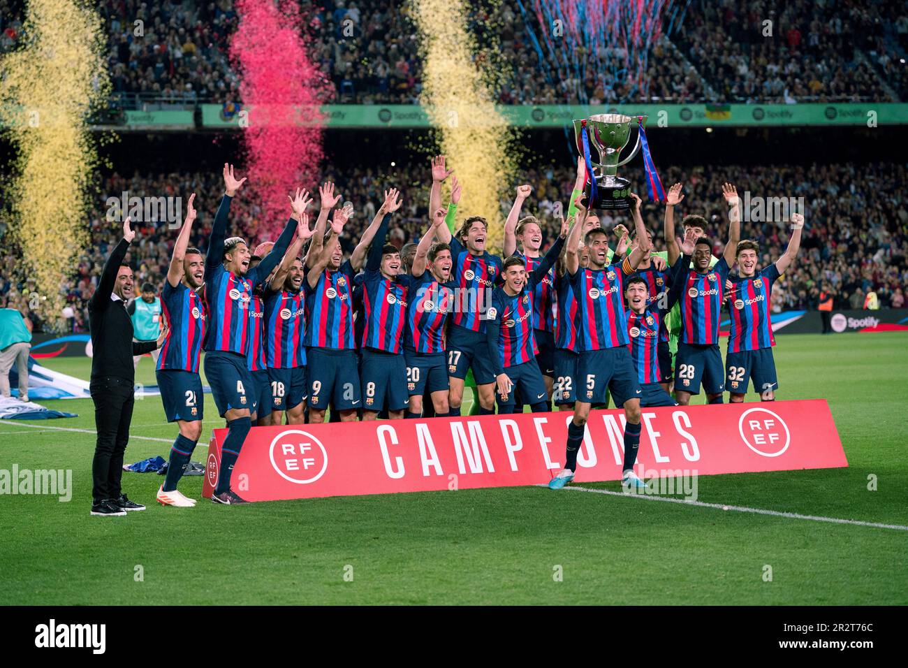 Barcelona, Spain, 20, May, 2023.  Spanish La Liga: FC Barcelona v Real Sociedad.  Credit: Joan G/Alamy Live News Stock Photo