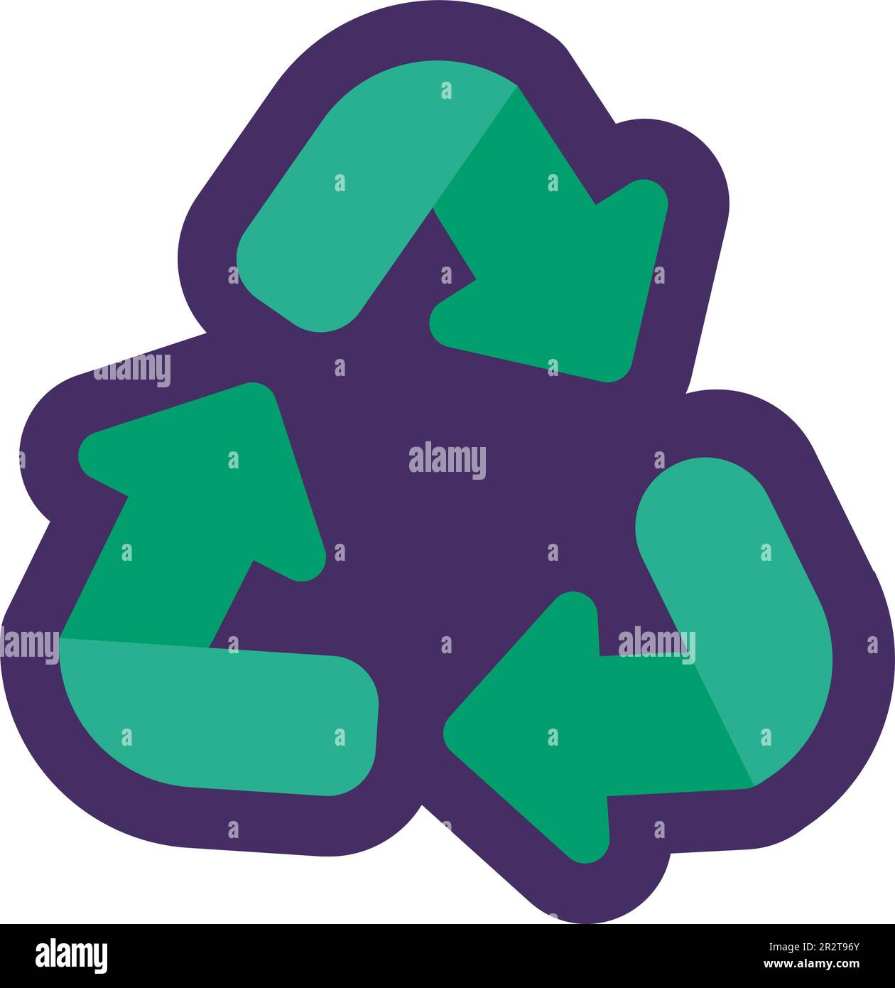 Notice Recycling sign for industrial products marking. Recycle code for