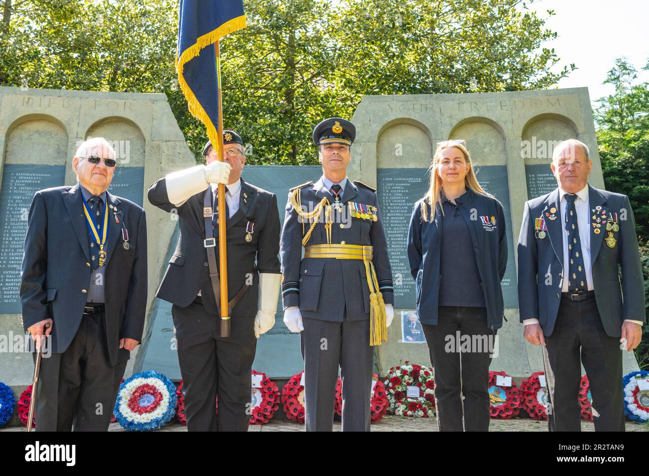 Woodhall Spa, UK. 21st May, 2023. Veterans and members of 617 Squadron