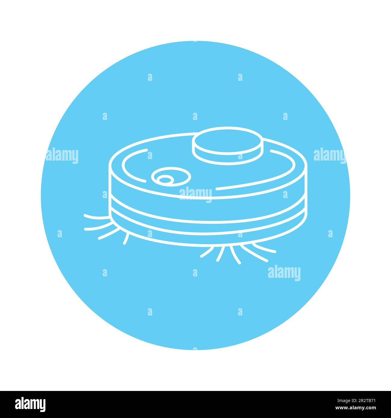 Robotic vacuum cleaner vector vectors hi-res stock photography and ...