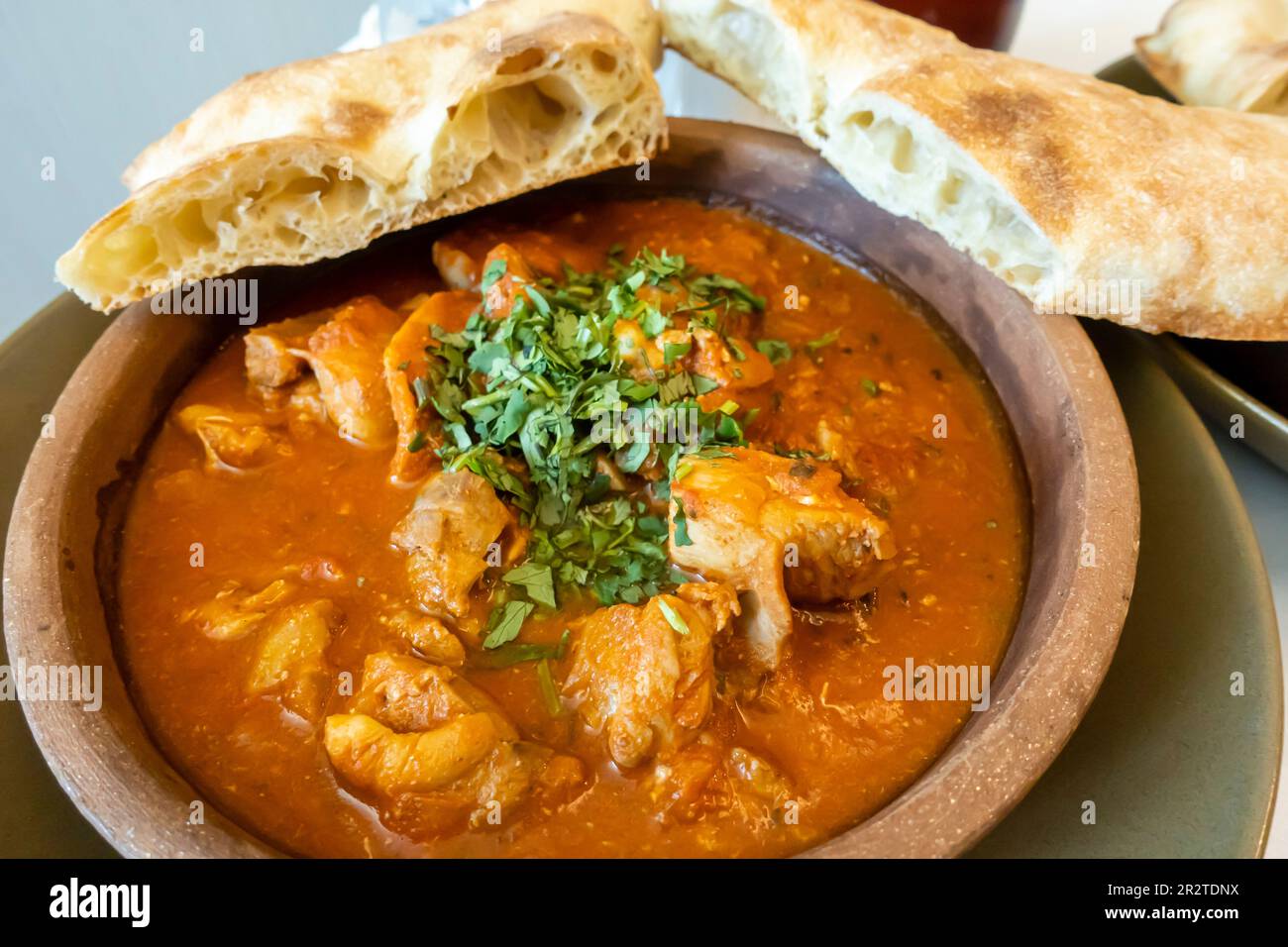 Georgian chakhokhbili - traditional Georgian dish of stewed chicken ...