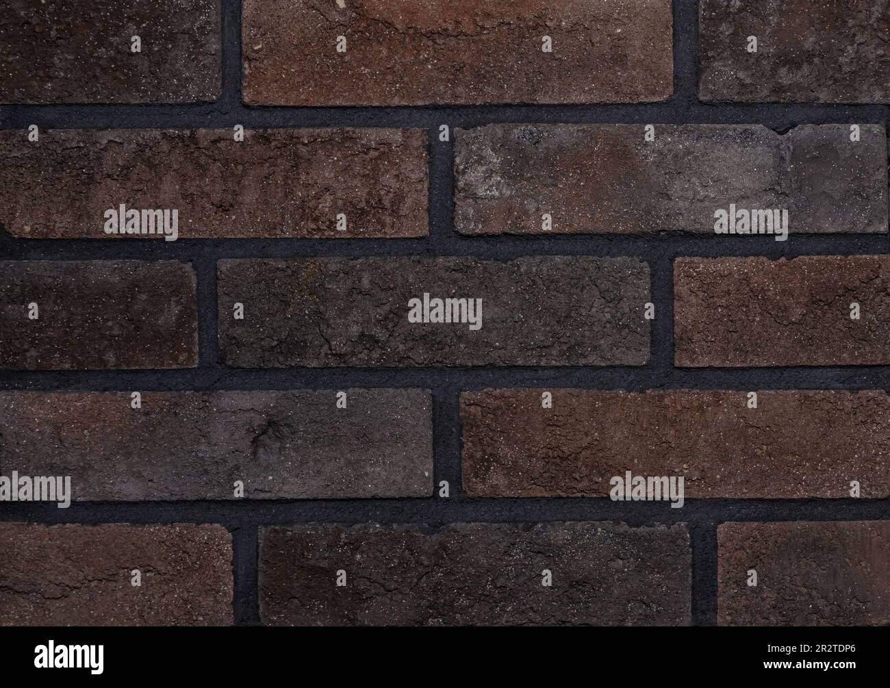Dark Brick Background Stock Photo