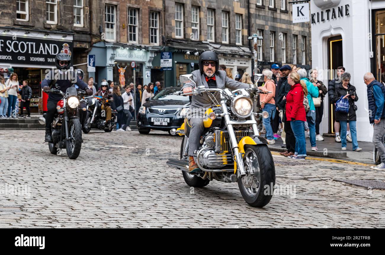 Edinburgh, Scotland, UK, 21st May 2023. Distinguished Gentlemen’s Ride