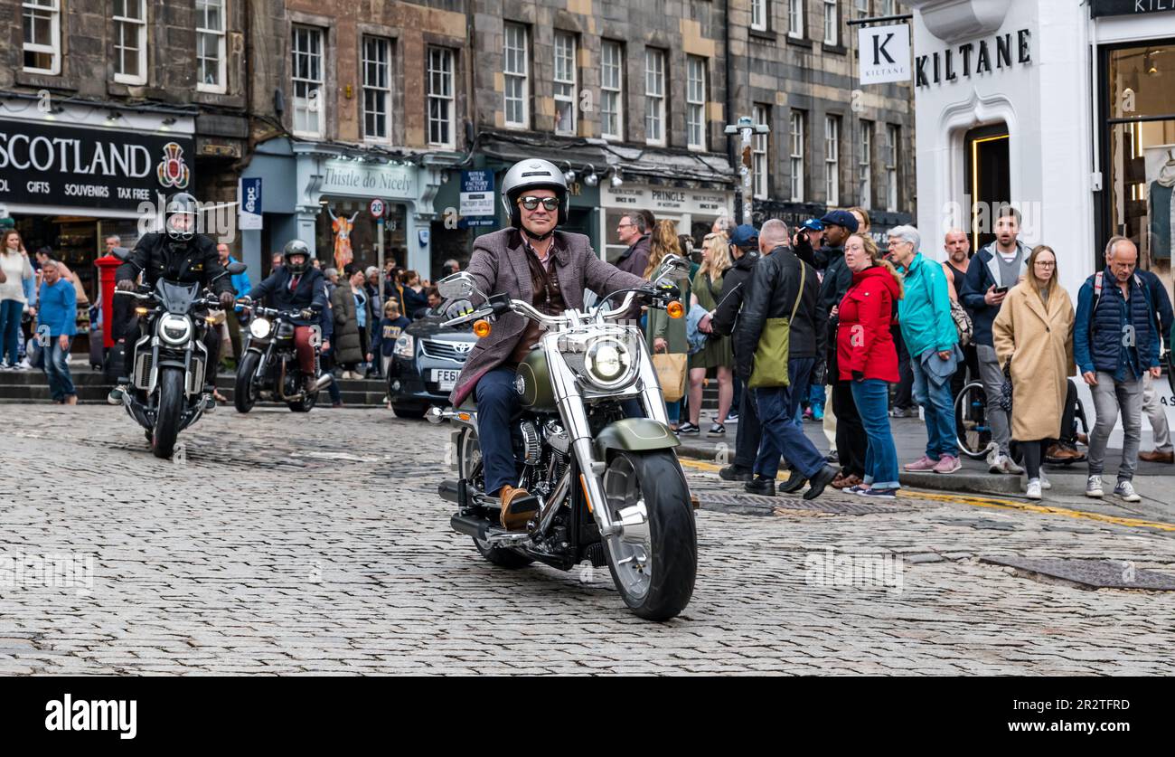Edinburgh, Scotland, UK, 21st May 2023. Distinguished Gentlemen’s Ride