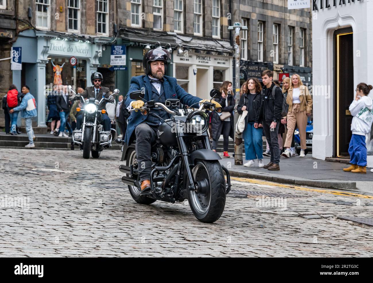 Edinburgh, Scotland, UK, 21st May 2023. Distinguished Gentlemen’s Ride