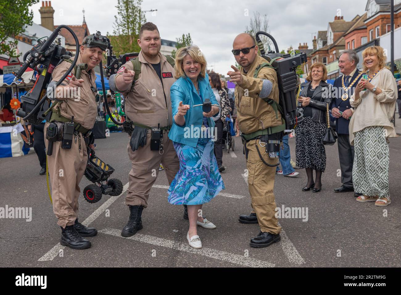 Westcliff on Sea, UK. 21st May, 2023. Anna Firth, MP for Southend West