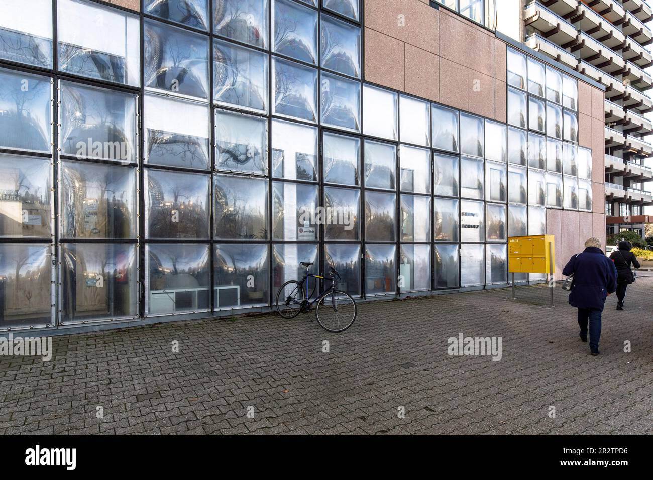 gallery house ads1a in a former transformer station in Riehl district, Bernd Kniess Architects Urban Planners, Cologne, Germany. Galeriehaus ads1a in Stock Photo