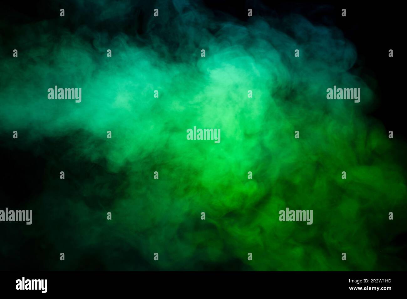 Premium Photo  Blue and green steam on a black background