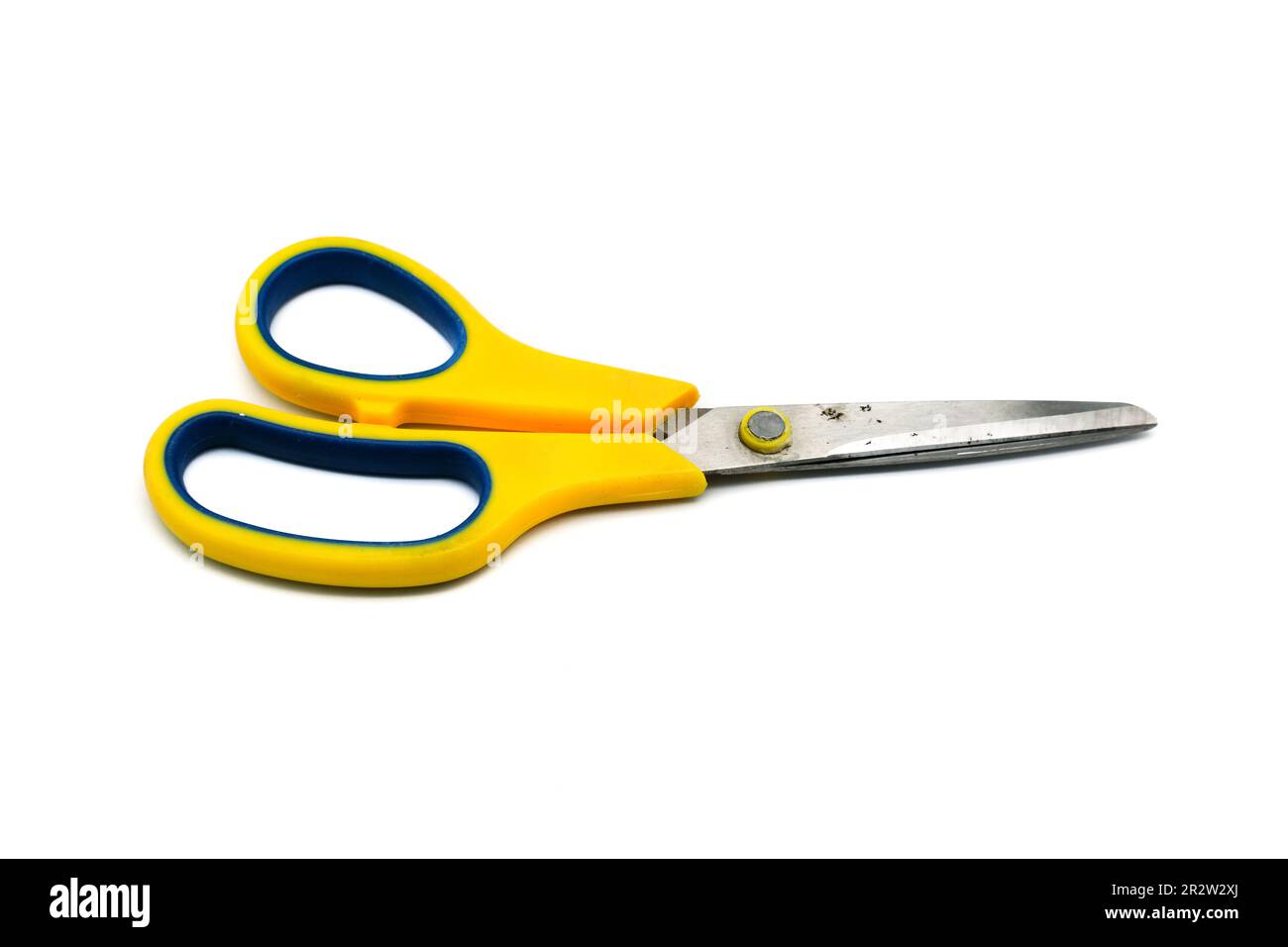 Old scissors isolated on white background Stock Photo