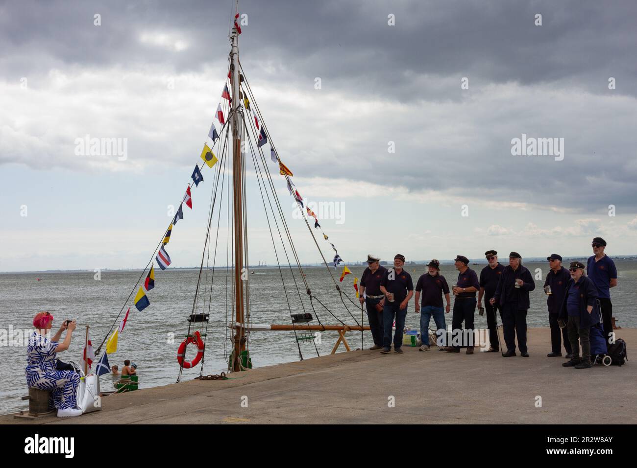 Sea Shanty Festival at Old Leigh This Weekend Stock Photo Alamy